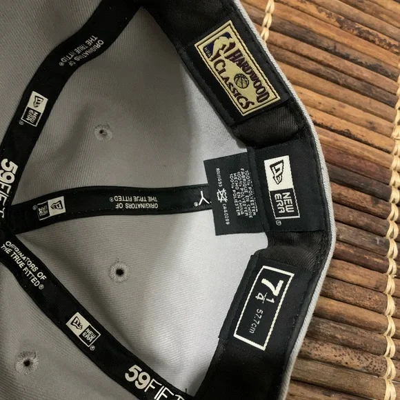 NBA Portland TrailBlazers Hat (silver/grey) 7 1/4 - Picture 6 of 6